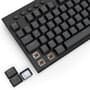 Teclado Mecânico Gamer Redragon Kurama, RGB, Switch Marrom, ABNT2, cabo USB-C removivel, Preto - K625P-KB (PT-BROWN)