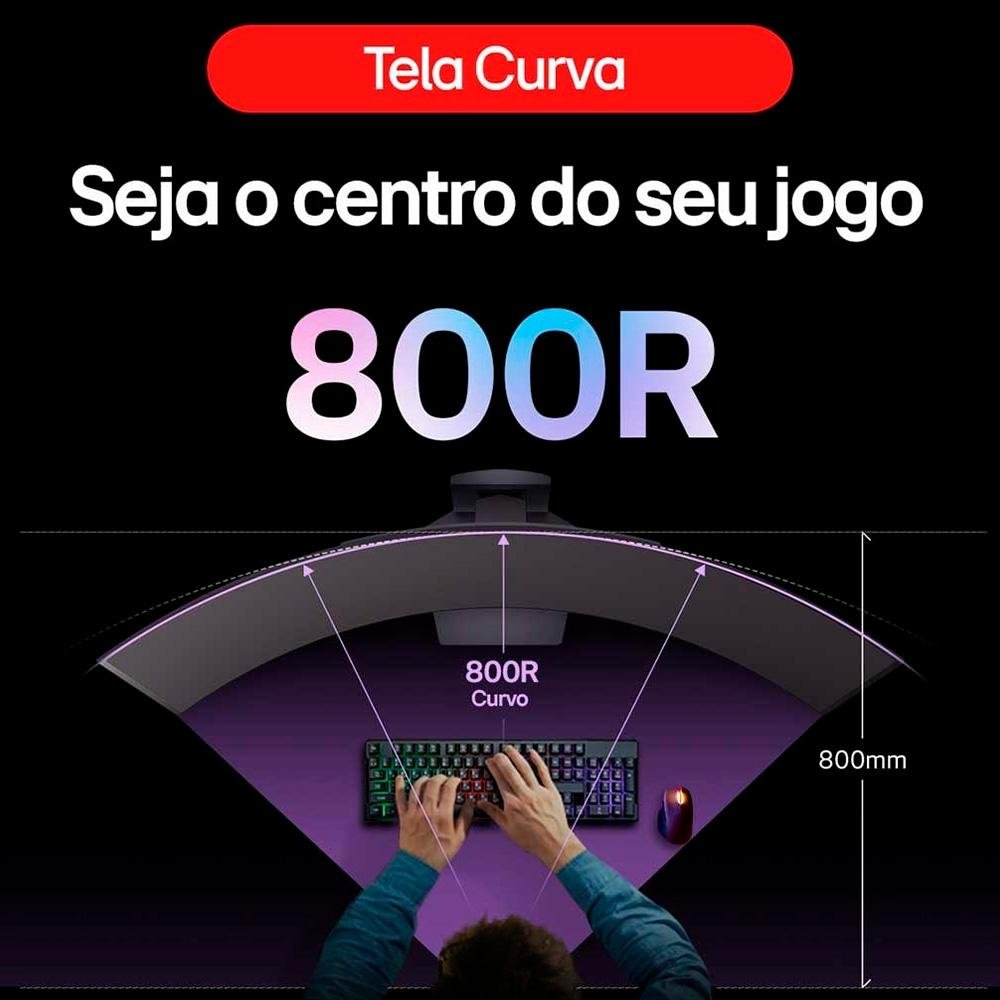 "Monitor Gamer Curvo LG UltraGear OLED 45"", 2K QHD, 240Hz, 0.03ms, FreeSync Premium Pro, G-Sync, HDR400  - 45GS95QE" - view 6