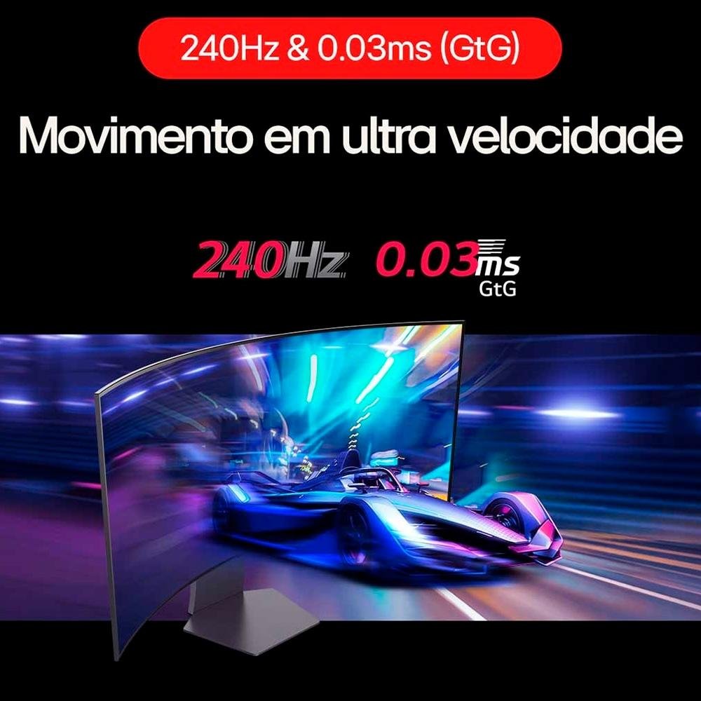 "Monitor Gamer Curvo LG UltraGear OLED 45"", 2K QHD, 240Hz, 0.03ms, FreeSync Premium Pro, G-Sync, HDR400  - 45GS95QE" - view 7