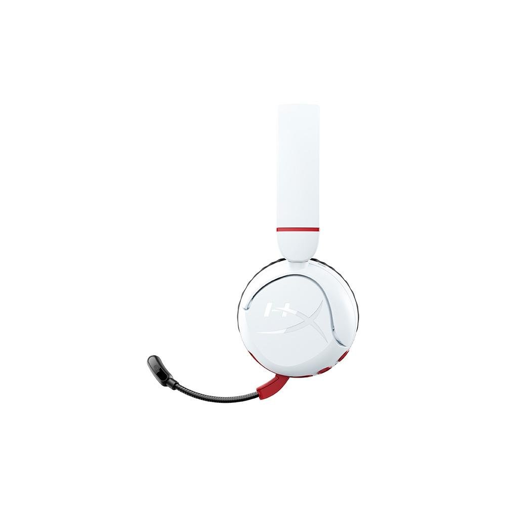 Headset Gamer Infantil Sem Fio HyperX Cloud Mini Bluetooth, Limitador de Volume, Branco - 7G8F2AA - view 2