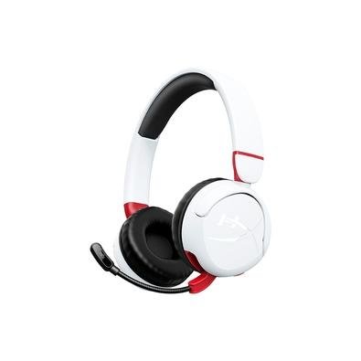 Headset Gamer Infantil Sem Fio HyperX Cloud Mini Bluetooth, Limitador de Volume, Branco - 7G8F2AA