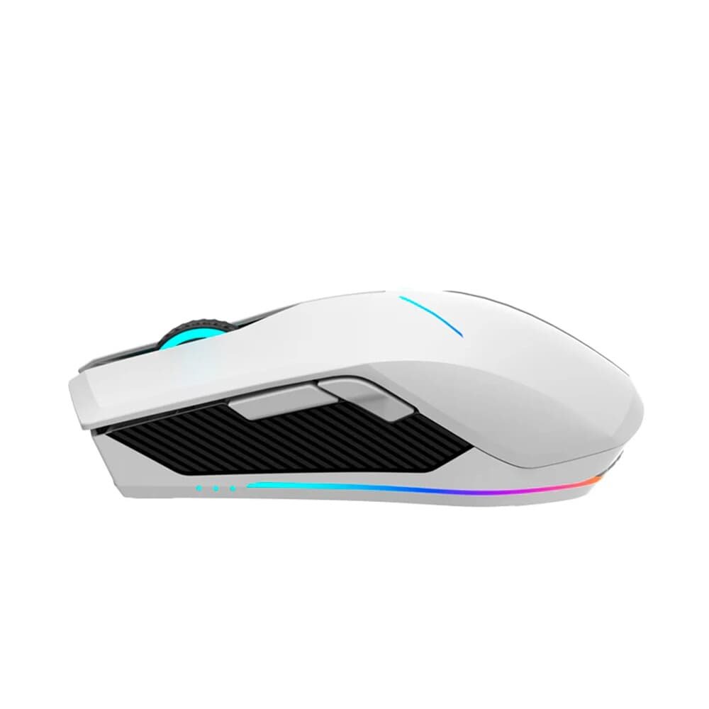 Imagem 4 de 6 do produto Mouse Gamer Sem Fio Machenike M72, RGB, 10.000 DPI, Wireless, Branco