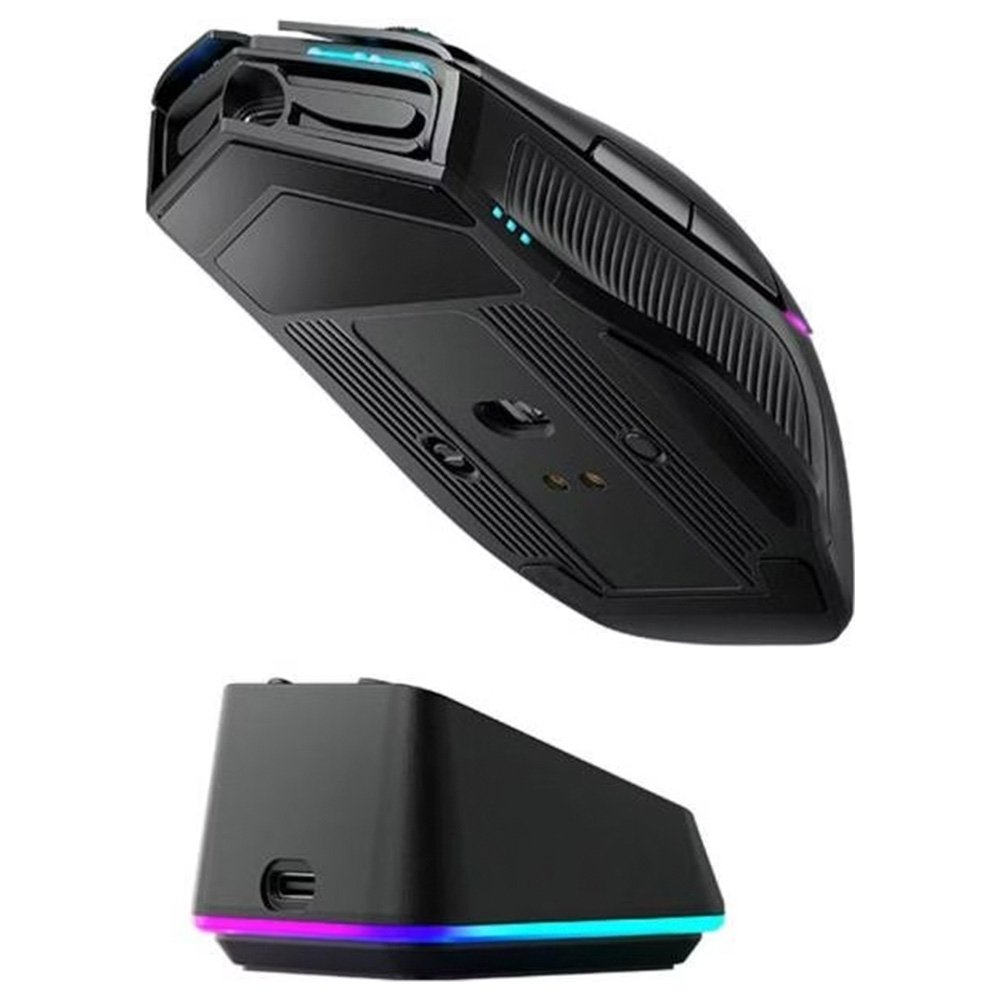 Mouse gamer Machenike L8 pro, RGB, Support 8K, 2.4GHz Wireles + DOCK RGB, Carregamento Sem Fio, Preto - JJ02G3006 Mouse gamer Machenike L8 pro, RGB, Support 8K, 2.4GHz Wireles + DOCK RGB, Carregamento Sem Fio, Preto - JJ02G3006