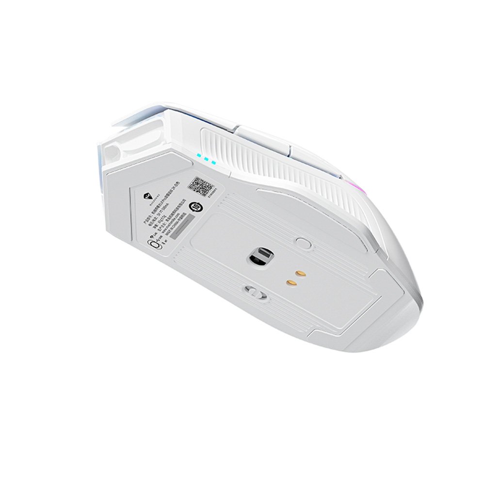 Imagem 4 de 10 do produto Mouse Gamer Machenike L8 Pro, RGB, Support 8K, 2.4GHz Wireles + DOCK RGB, Carregamento Sem Fio, Branco - JJ02G3006