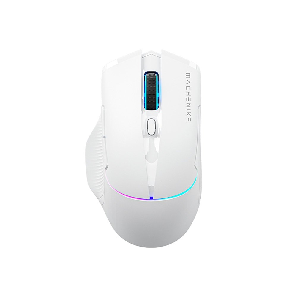 Imagem 7 de 10 do produto Mouse Gamer Machenike L8 Pro, RGB, Support 8K, 2.4GHz Wireles + DOCK RGB, Carregamento Sem Fio, Branco - JJ02G3006