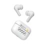 Fone Gamer TWS Gamer Machenike TH50, Bluetooth 5.4, Latência 40ms, ANC+ENC, Branco - TH50
