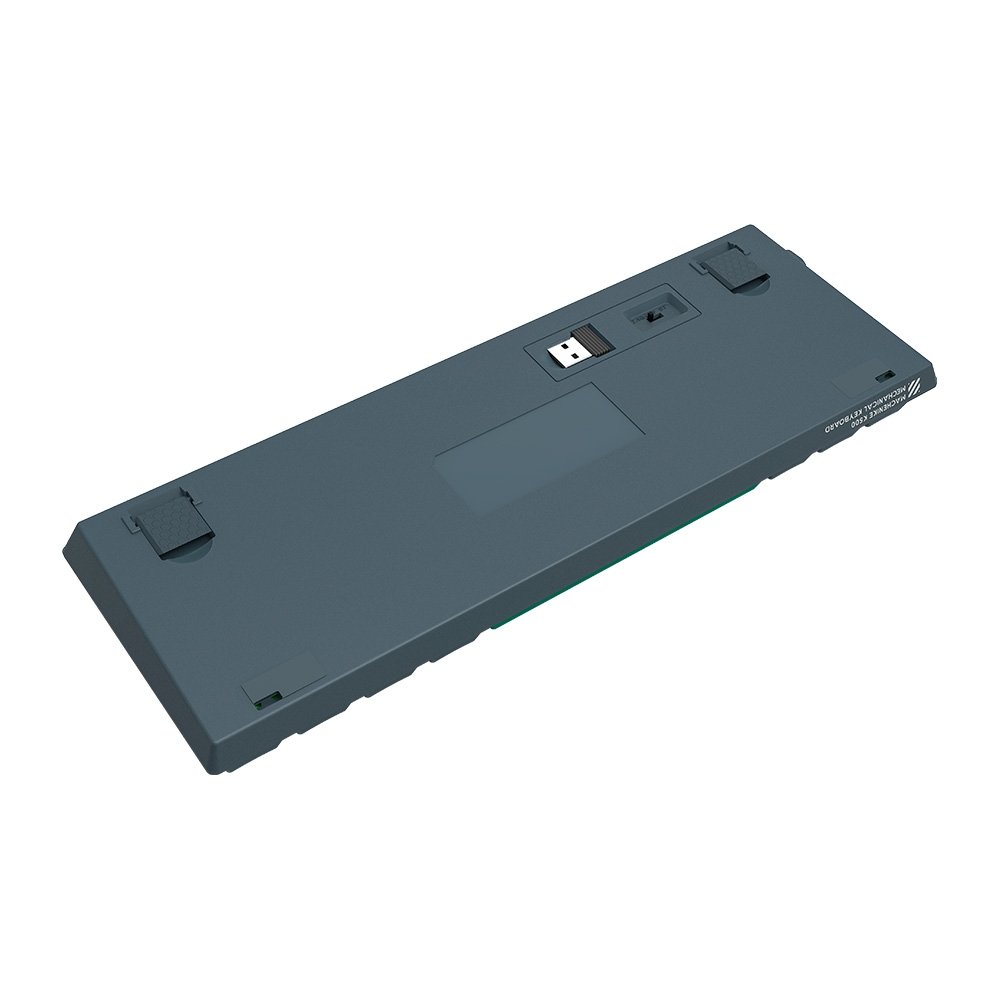 Imagem 9 de 9 do produto Teclado Mecânico Gamer Machenike K500-B61, RGB Switch Blue, HotSwap, C/Fio, PT-BR, Cinza e Branco