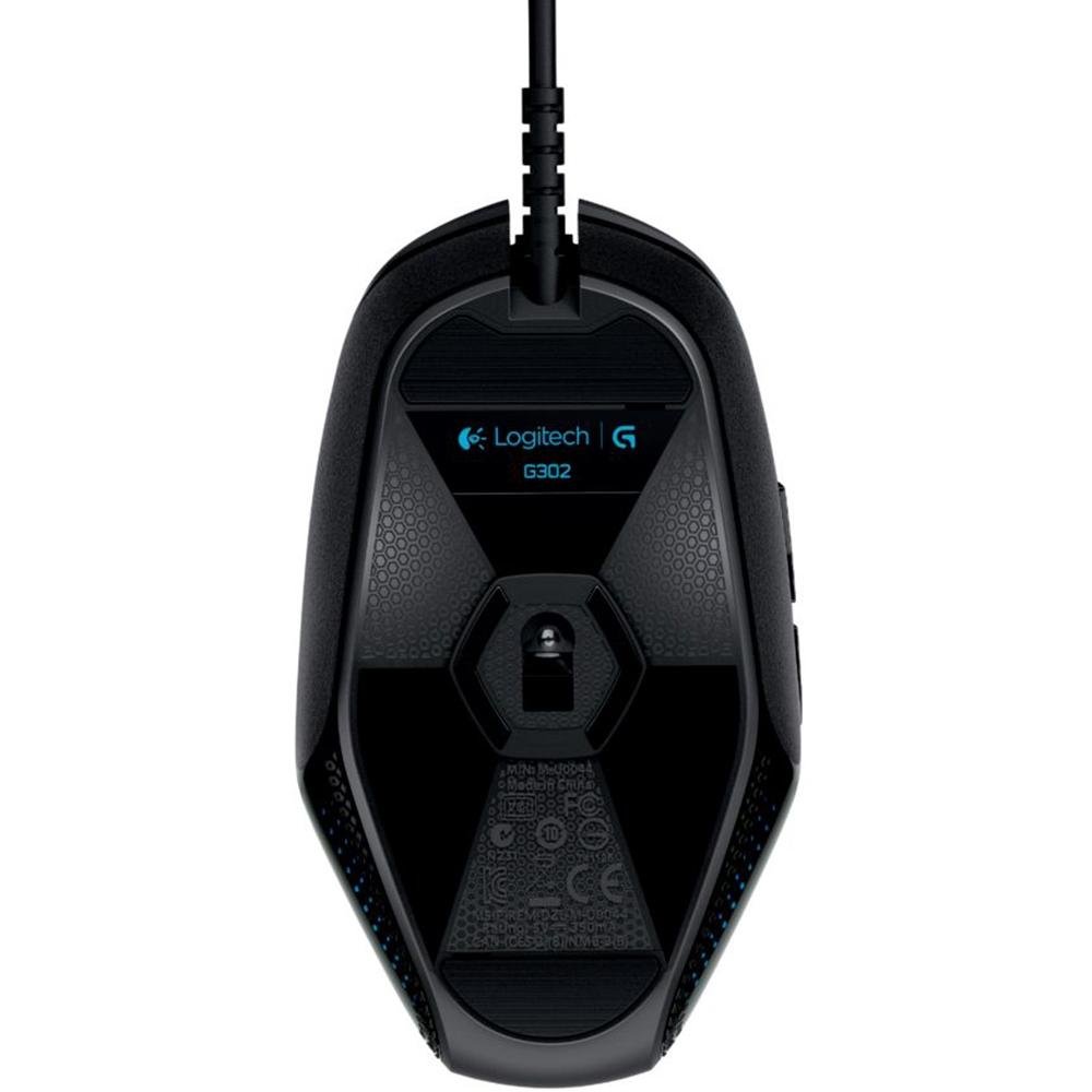 Mouse Gamer Logitech G302 Daedalus Prime 4000DPI - 910-004206