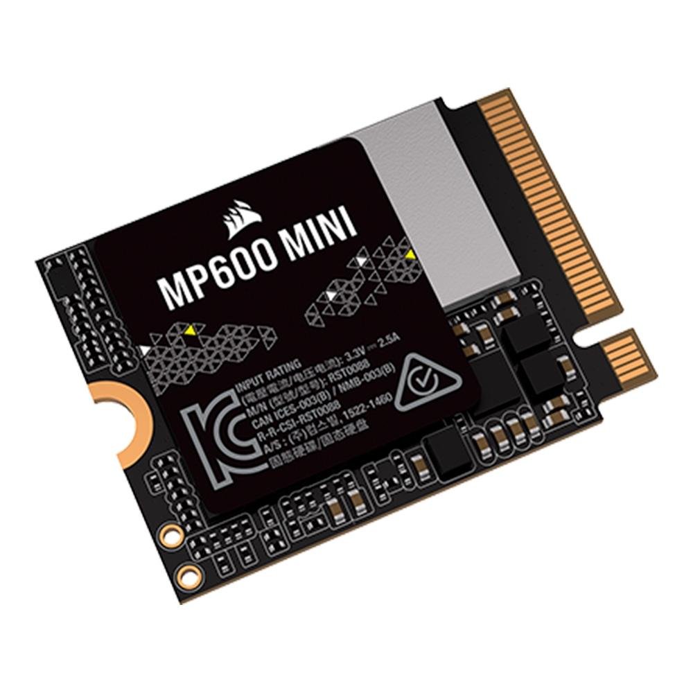 SSD PCIe Corsair MP600 MINI, 1TB, M.2 NVMe, Leitura: 7000MB/s e Gravação: 6200MB/s - CSSD-F1000GBMP600MNR2 - view 3