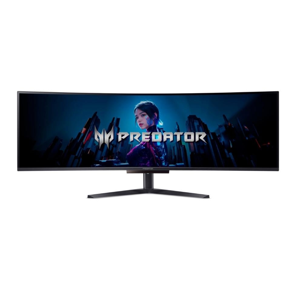 "Monitor Gamer Curvo Acer Predator X49 OLED 49"", DQHD, 240Hz, 0.03ms, FreeSync Premium, HDR 400, USB-C, Altura Ajustável, Preto - UM.SXXAA.X02" - view 9