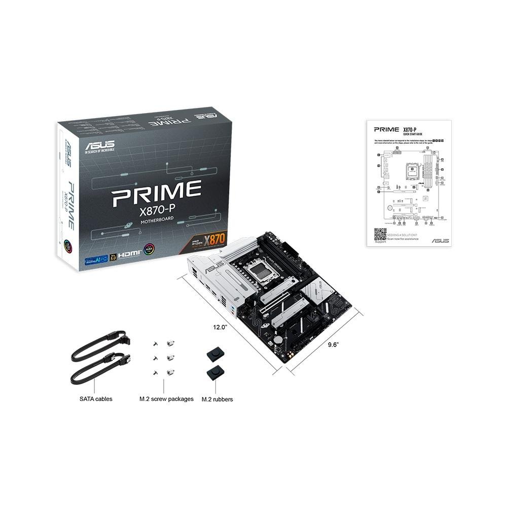 Placa Mãe Asus PRIME X870-P, AMD AM5, DDR5 - 90MB1IT0-M0EAY0 - view 6