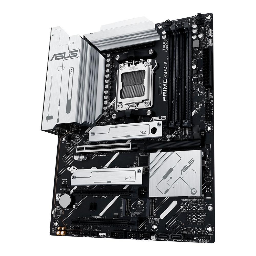 Placa Mãe Asus PRIME X870-P, AMD AM5, DDR5 - 90MB1IT0-M0EAY0 - view 3