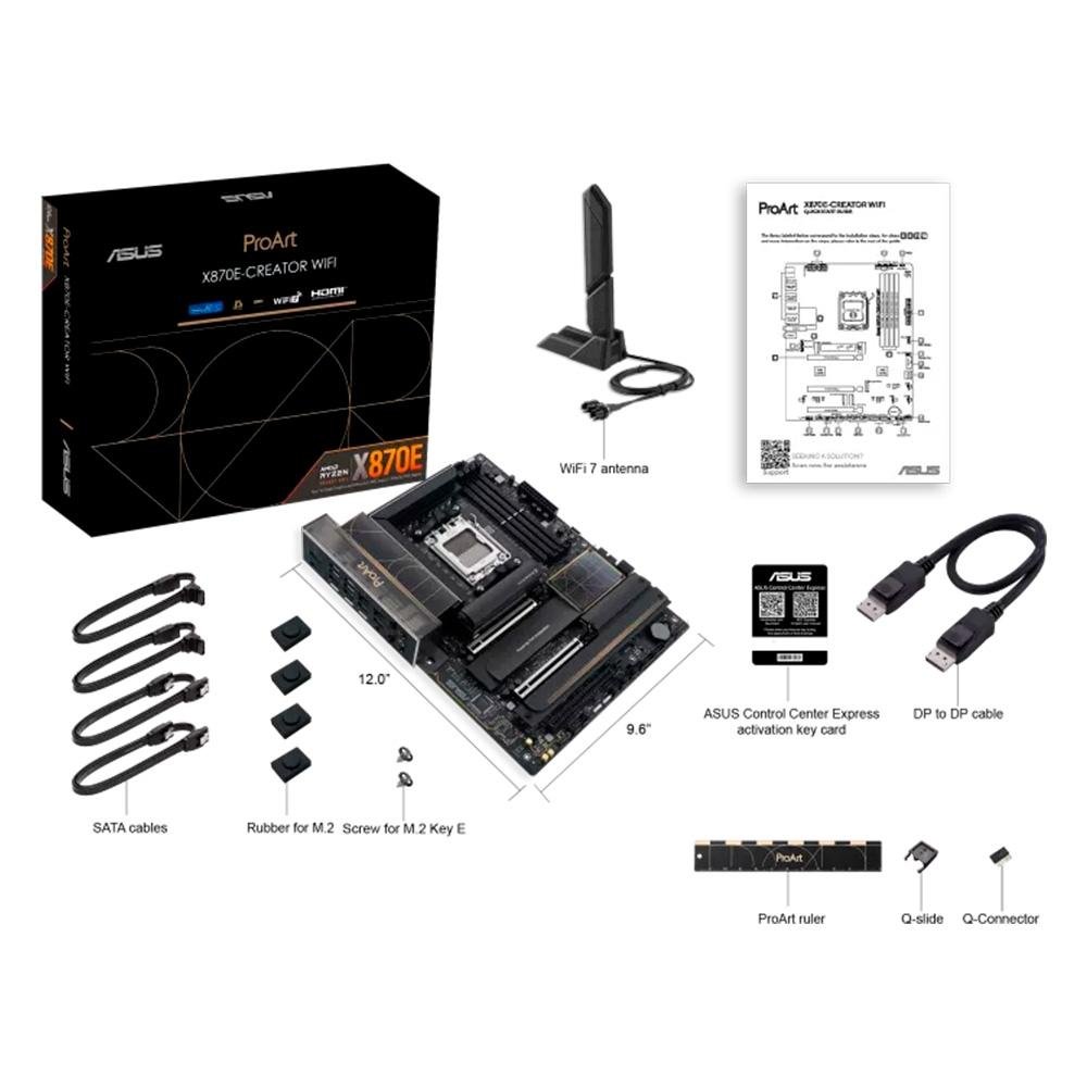 Imagem 7 de 7 do produto Placa Mãe ASUS PROART X870E-CREATOR WIFI 7, AMD AM5, DDR5, WIFI - 90MB1IG0-M0EAY0