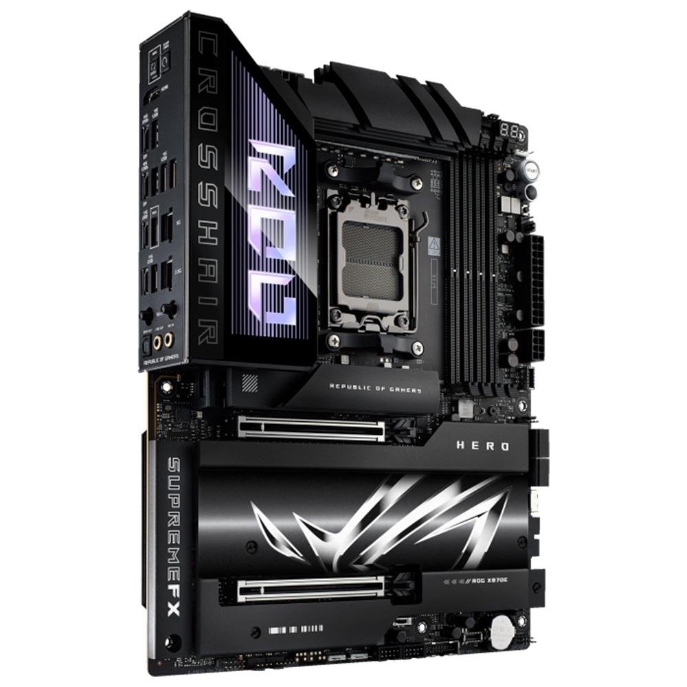 Imagem 2 de 9 do produto Placa Mãe ASUS ROG CROSSHAIR X870E HERO WIFI 7, AMD AM5, DDR5, WIFI - 90MB1IE0-M0EAY0