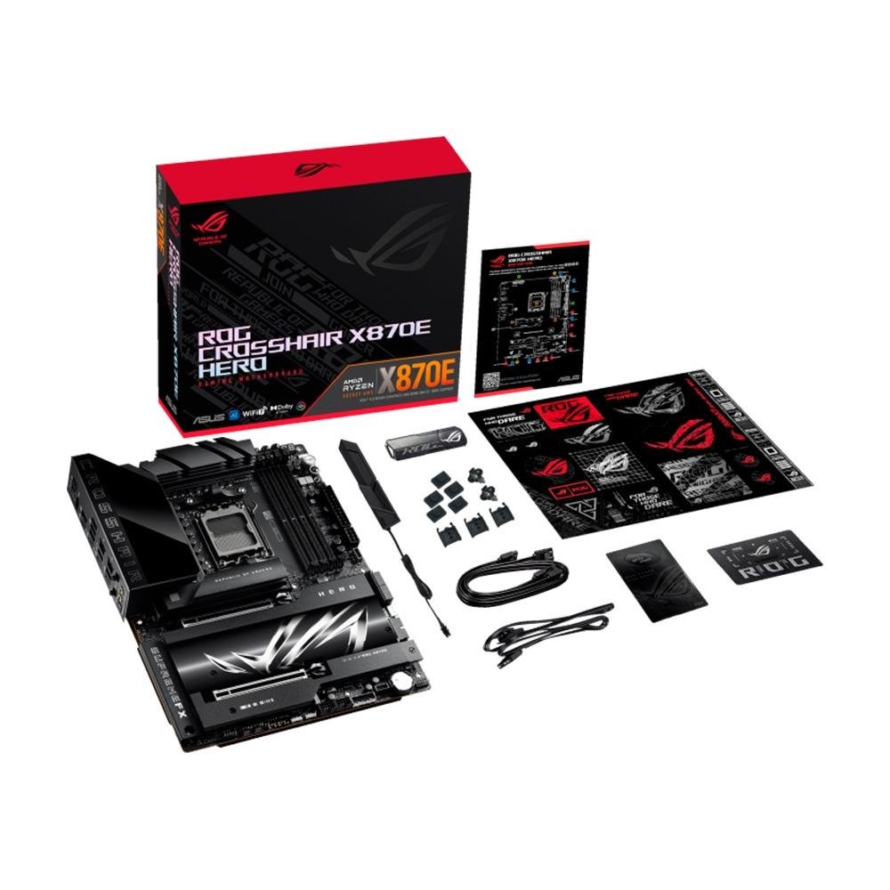 Imagem 9 de 9 do produto Placa Mãe ASUS ROG CROSSHAIR X870E HERO WIFI 7, AMD AM5, DDR5, WIFI - 90MB1IE0-M0EAY0