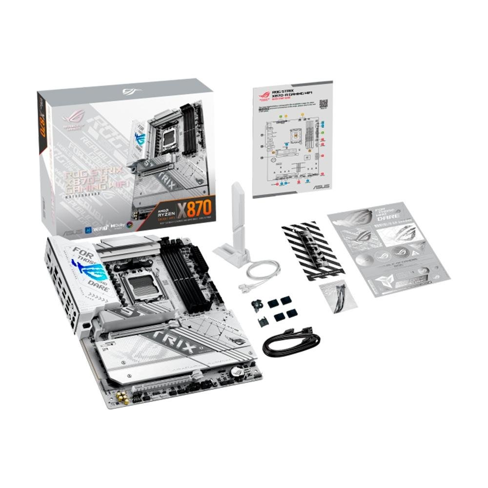 Imagem 9 de 9 do produto Placa Mãe Asus ROG STRIX X870-A GAMING WIFI, AMD AM5, DDR5, WIFI 7