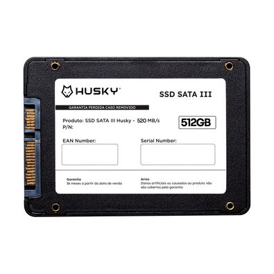 "SSD Husky 512GB, SATA III, 2.5"", Leitura 520MB/s, Gravação 450MB/s, Preto - HSSD001512" - view 4