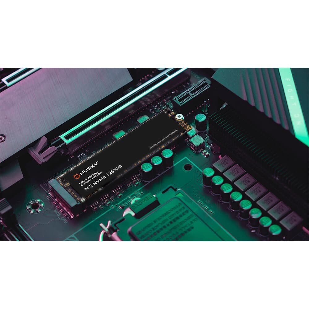 Imagem 3 de 3 do produto SSD PCIe Husky ThunderBoost, 256GB, M.2 NVMe, Leitura 1800MB/s, Gravação 1100MB/s - HSSD002256