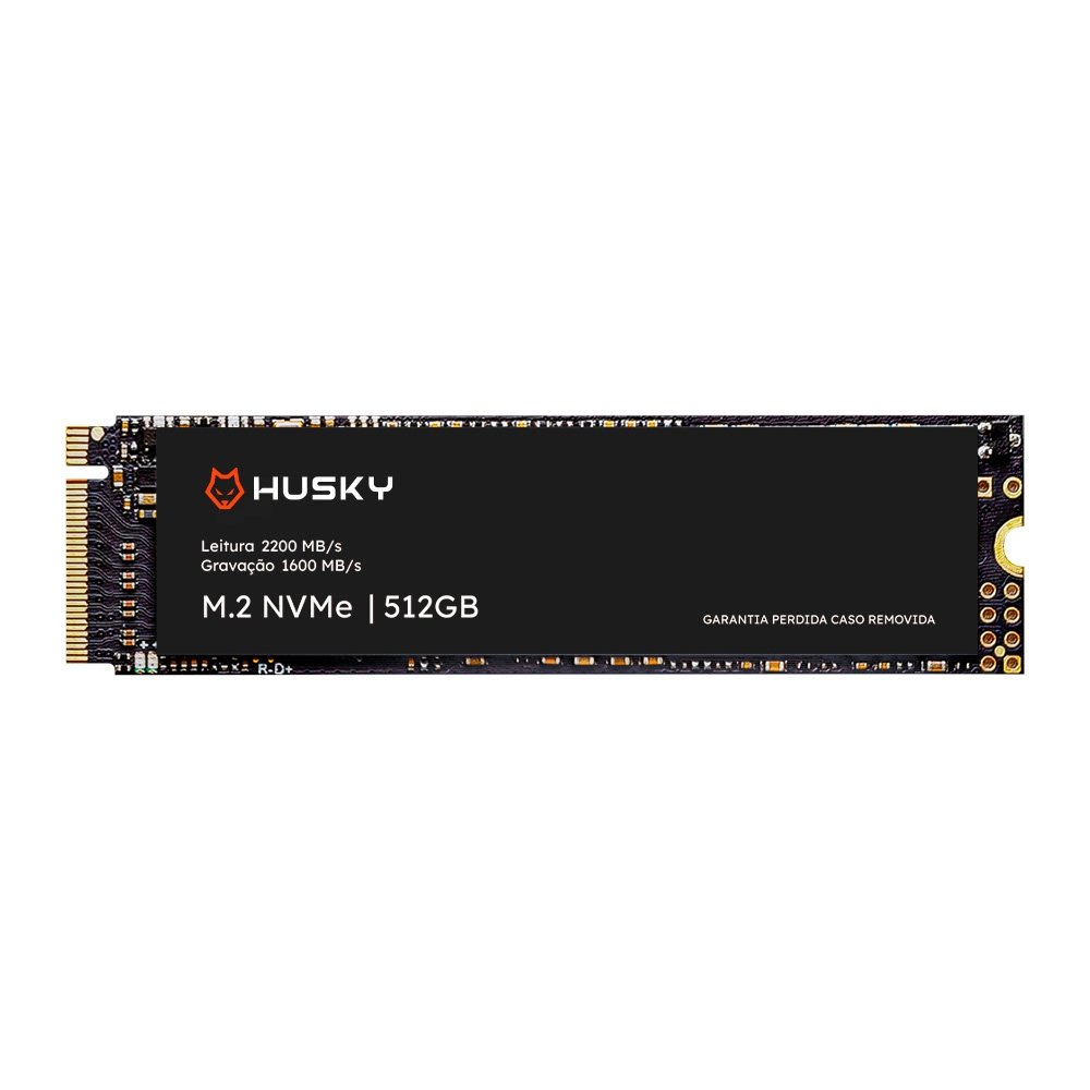 SSD Husky ThunderBoost, 512GB, M.2 2280, PCIe 3.0 x4, NVMe, Leitura: 2200 MB/s, Gravação: 1600 MB/s, Preto - HSSD002512 - view 2