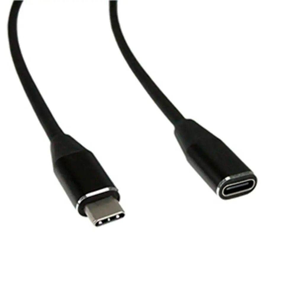 Imagem 1 de 1 do produto Cabo Extensor MD9, Tipo-C, 2,0 mts, com Chip, Preto - 9641