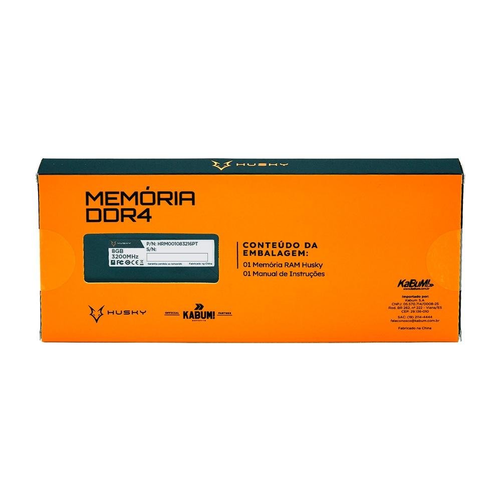 Memória RAM Balão.info Impulse, 8GB, 3200MHz, DDR4, CL16, Preto - HRM001083216PT - view 6