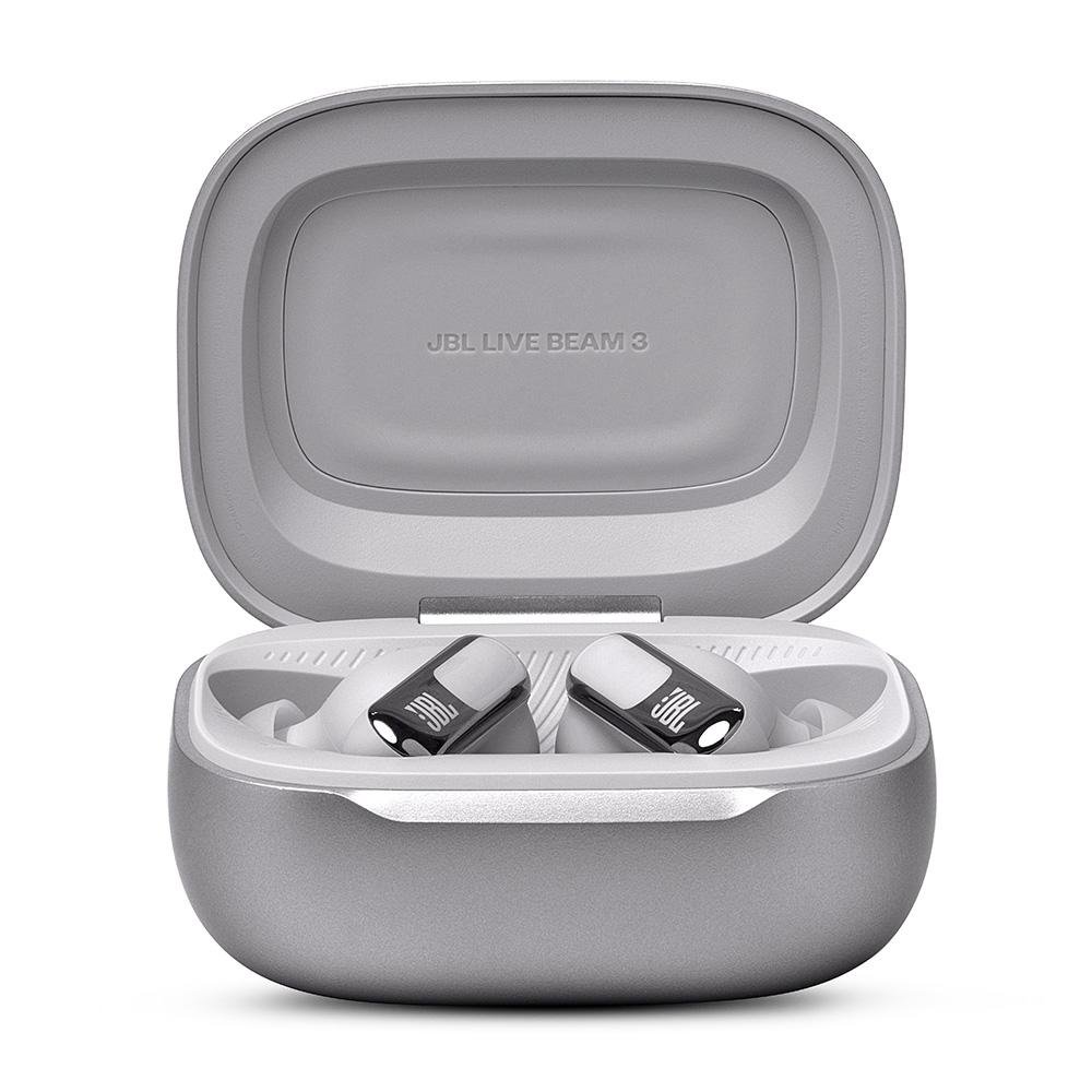 JBL LIVE BEAM 3 シルバー Fone de Ouvido JBL Live BEAM 3 Prata | KaBuM!