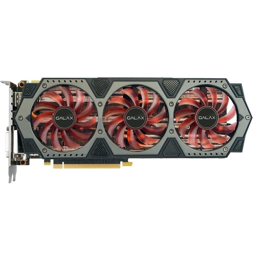 Placa de Vídeo VGA GALAX GeForce GTX 980 SOC 4GB DDR5 256 bit PCI-Express 3.0 98NQH6DNC7VZ