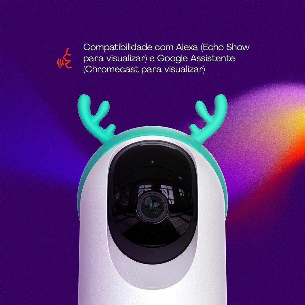 Câmera Inteligente Geonav Babyangel Interna 360 Graus, PTZ, Wi-Fi - view 6