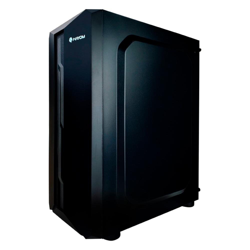 Gabinete Gamer Hayom GB1724, Mid Tower, ATX, Lateral em Vidro Temperado, Sem FANs, Preto ( Balão.info - view 5