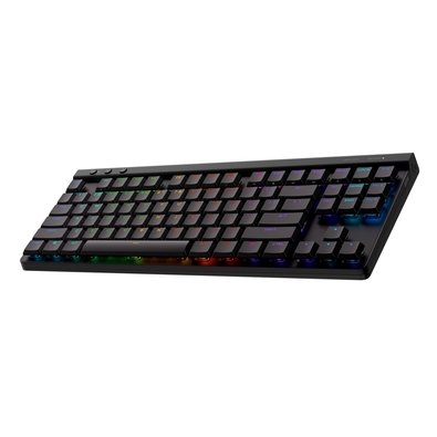 Teclado Sem Fio Mecânico Gamer Logitech G515, RGB, Bluetooth, com Design TKL,Tecnologia Lightspeed, Preto - 920-012423