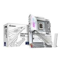 Placa-Mãe Gigabyte Z890 AORUS PRO ICE, Intel, ATX, DDR5, RGB, Wi-Fi 7, Bluetooth, Branco- Z890 AORUS PRO ICE 2