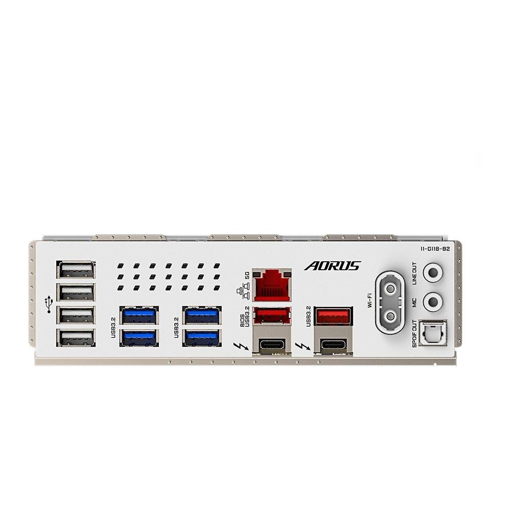 Imagem 5 de 7 do produto Placa-Mãe Gigabyte Z890 AORUS PRO ICE, Intel, ATX, DDR5, RGB, Wi-Fi 7, Bluetooth, Branco- Z890 AORUS PRO ICE
