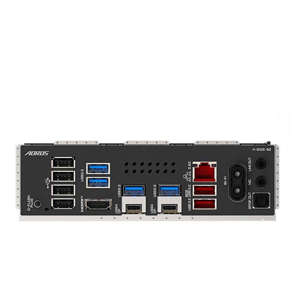 Imagem 5 de 6 do produto Placa-Mãe Gigabyte X870E AORUS ELITE WIFI7, AMD AM5, ATX, DDR5, LED RGB, Bluetooth, Wi-Fi 7, Preto - X870E A ELITE WIFI7