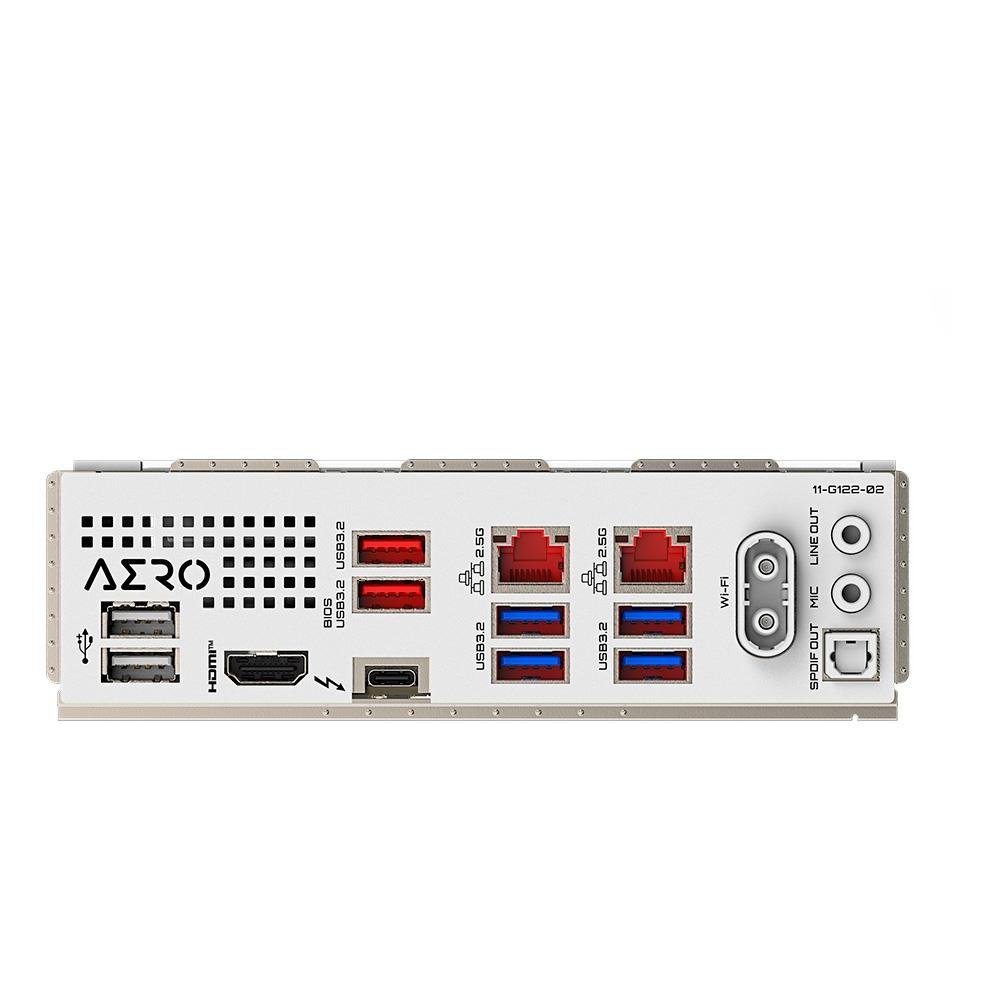 Imagem 5 de 6 do produto Placa Mãe Gigabyte Z890 AERO G, Intel, ATX, DDR5, RGB, Wi-Fi 7, Bluetooth - Z890 AERO G