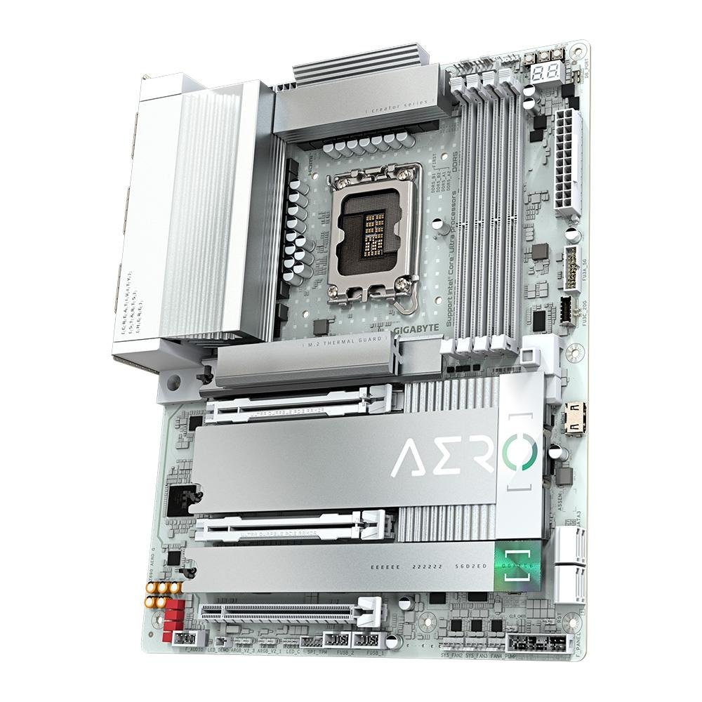 Imagem 4 de 6 do produto Placa Mãe Gigabyte Z890 AERO G, Intel, ATX, DDR5, RGB, Wi-Fi 7, Bluetooth - Z890 AERO G