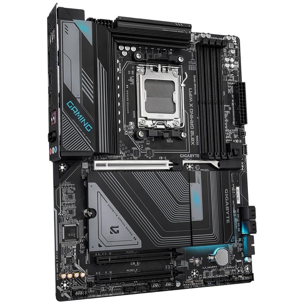 Placa Mãe Gigabyte X870 GAMING X WIFI7, AMD AM5, ATX, DDR5, LED RGB, Bluetooth, Wi-Fi 7 - X870 GAMING X WIFI7 6