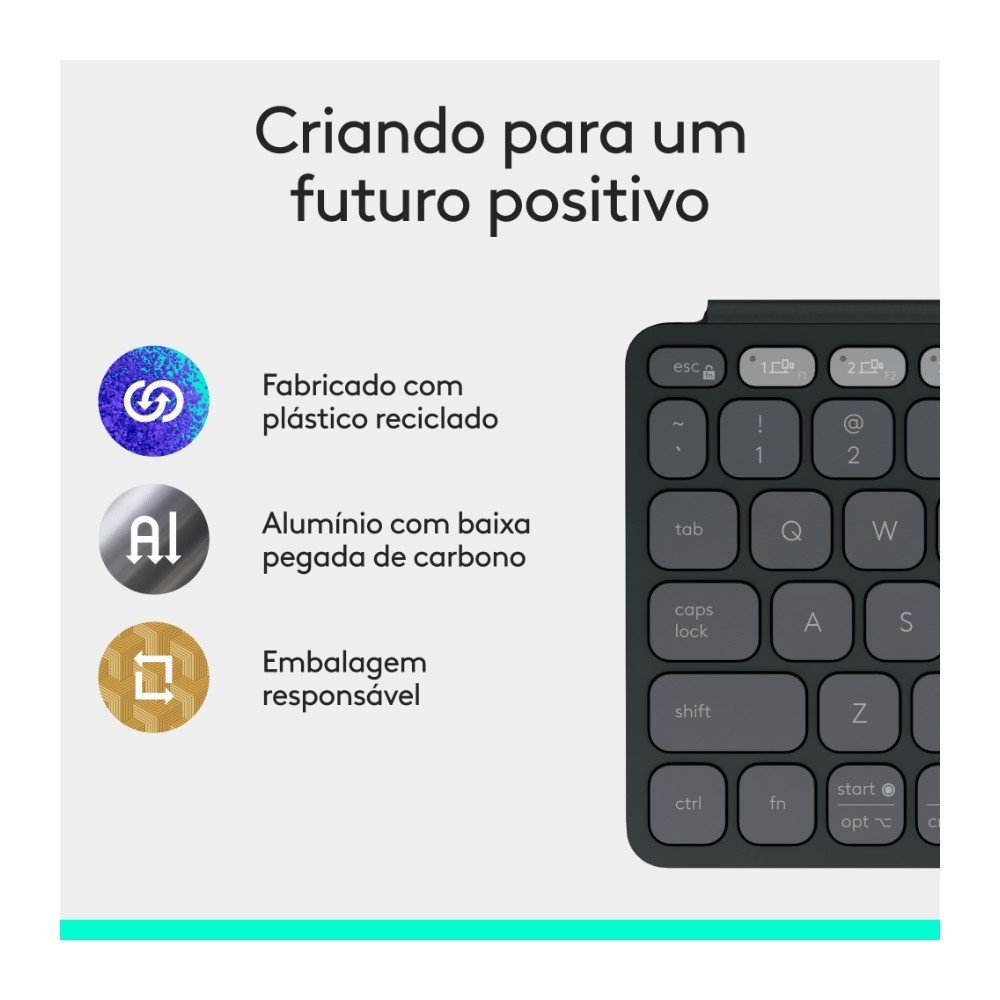 Teclado Sem Fio ( Balão.info) Keys-To-Go 2, Bluetooth, para Tablets, ( Balão.info), macOs, Windows, Capa Integrada, Grafite - 920-( Balão.info - foto 7