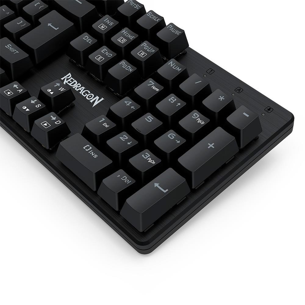 Teclado Mecânico Gamer Redragon Valheim Rainbow, Switch Brown, ABNT2, Preto - K608-R (PT-BROWN) - view 7