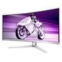 Monitor Gamer Philips Evnia 34" QD OLED Ultrawide QHD 175Hz, 0.1ms, RGB, DisplayPort e HDMI, HDR, Alto Falante, Branco - 34M2C8600