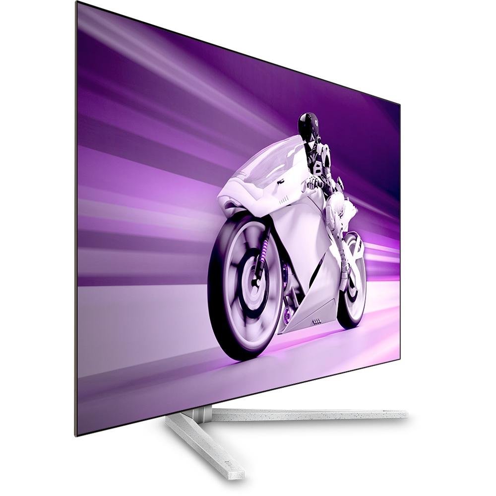 Imagem 3 de 14 do produto Monitor Gamer Philips Evnia OLED 42", 4K, 138Hz, 0.1ms, HDR, USB-C, Som Integrado, Branco - 42M2N8900