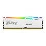 Memória RAM Kingston Fury Beast Expo, RGB, 32GB, 6000MT/s, DDR5, DIMM, CL30, Branco - KF560C30BWEA-32