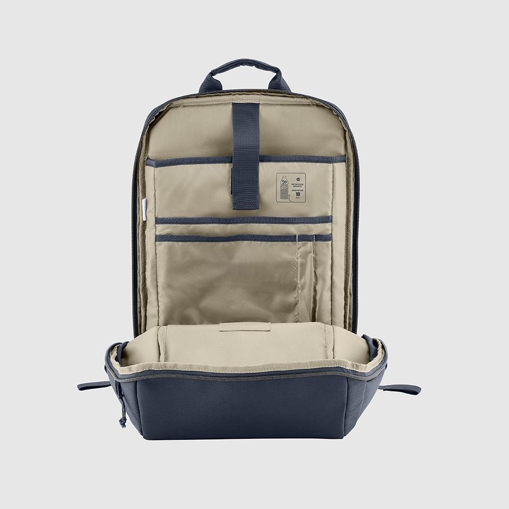 Mochila para Notebook HP Travel, 18L, 15.6", Poliéster, Azul e Cinza - 6B8U7AA