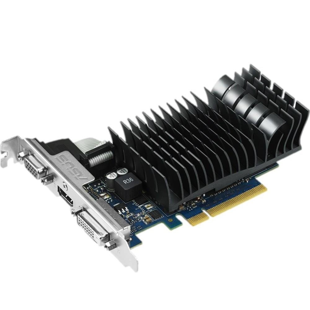 Placa de Vídeo VGA ASUS GeForce GT 730 1GB DDR3 384 CUDA Cores 64-Bits PCI-Express 2.0 VGA/DVI/HDMI GT730-SL-1GD3-BRK