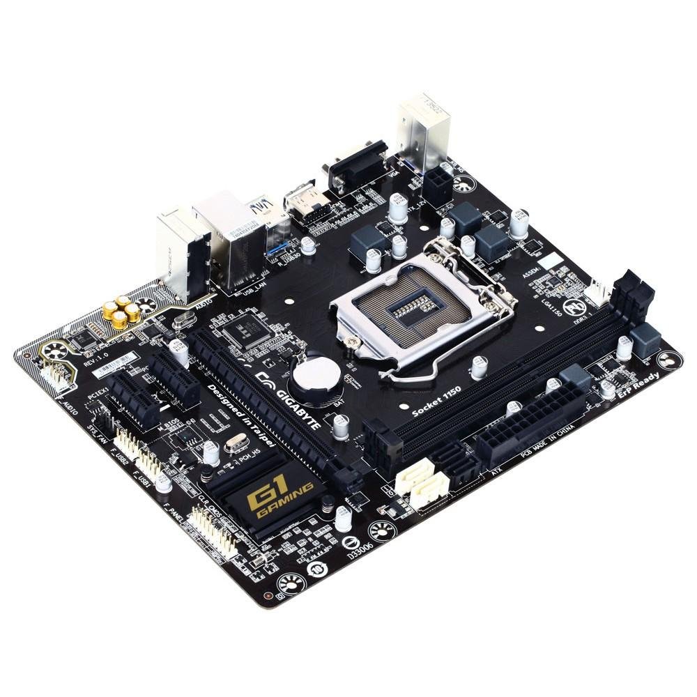 Imagem 3 de 5 do produto Placa-Mãe GIGABYTE p/ Intel LGA 1150 mATX GA-H81M-GAMING 3, DDR3, HDMI, VGA, UEFI BIOS, High Definition Audio,SATA 6Gb/s ,USB 3.0