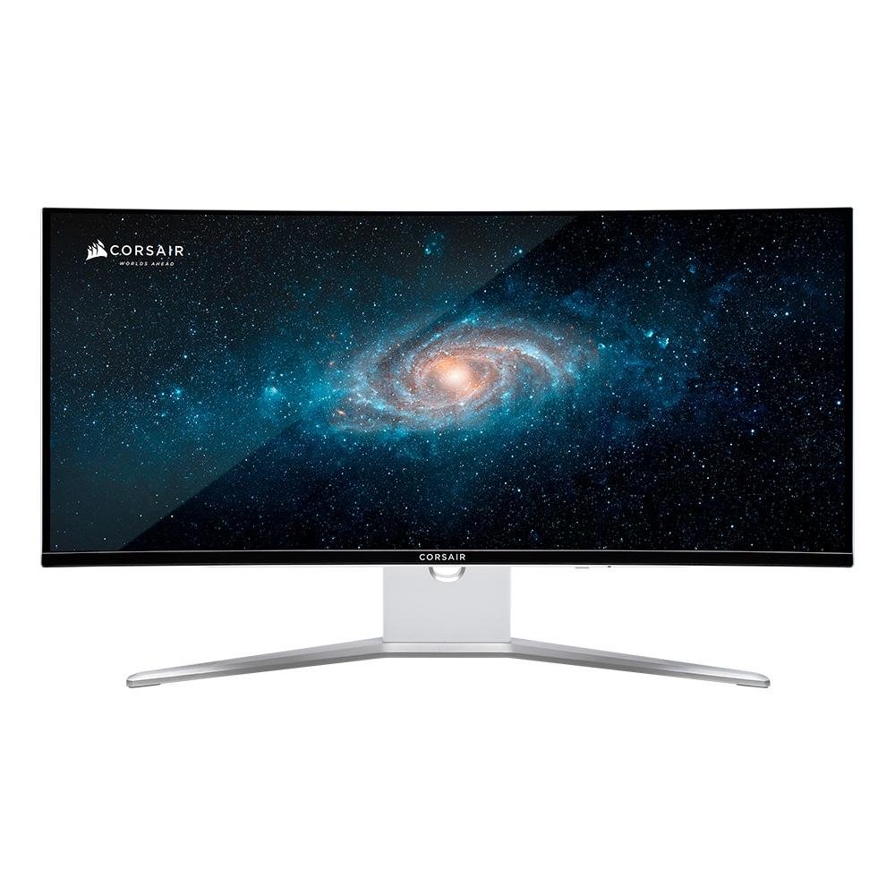 "Monitor Gamer Curvo Corsair Xeneon QD-OLED 34"", WQHD, 240Hz, 0.03ms, FreeSync Premium, G-Sync Comp., HDR 400, USB-C, Altura Ajustável - CM-9030005-NA" - view 3