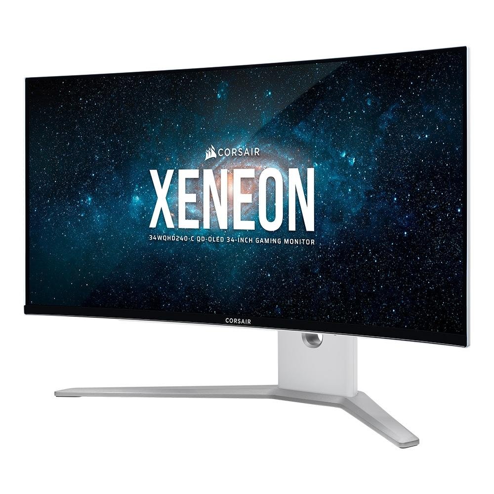 "Monitor Gamer Curvo Corsair Xeneon QD-OLED 34"", WQHD, 240Hz, 0.03ms, FreeSync Premium, G-Sync Comp., HDR 400, USB-C, Altura Ajustável - CM-9030005-NA" - view 5