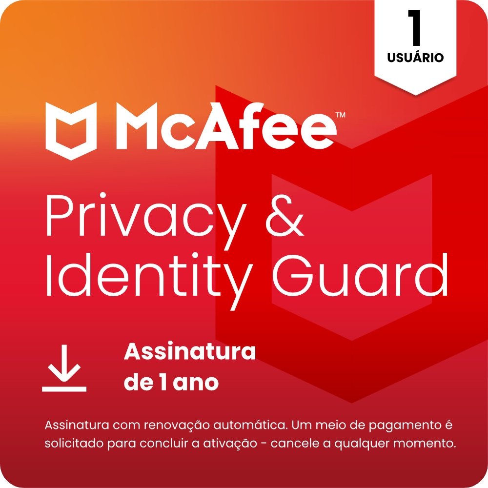 McAfee Privacy e Identily Guard, Digital para Download - MPG31BNR1RAAD