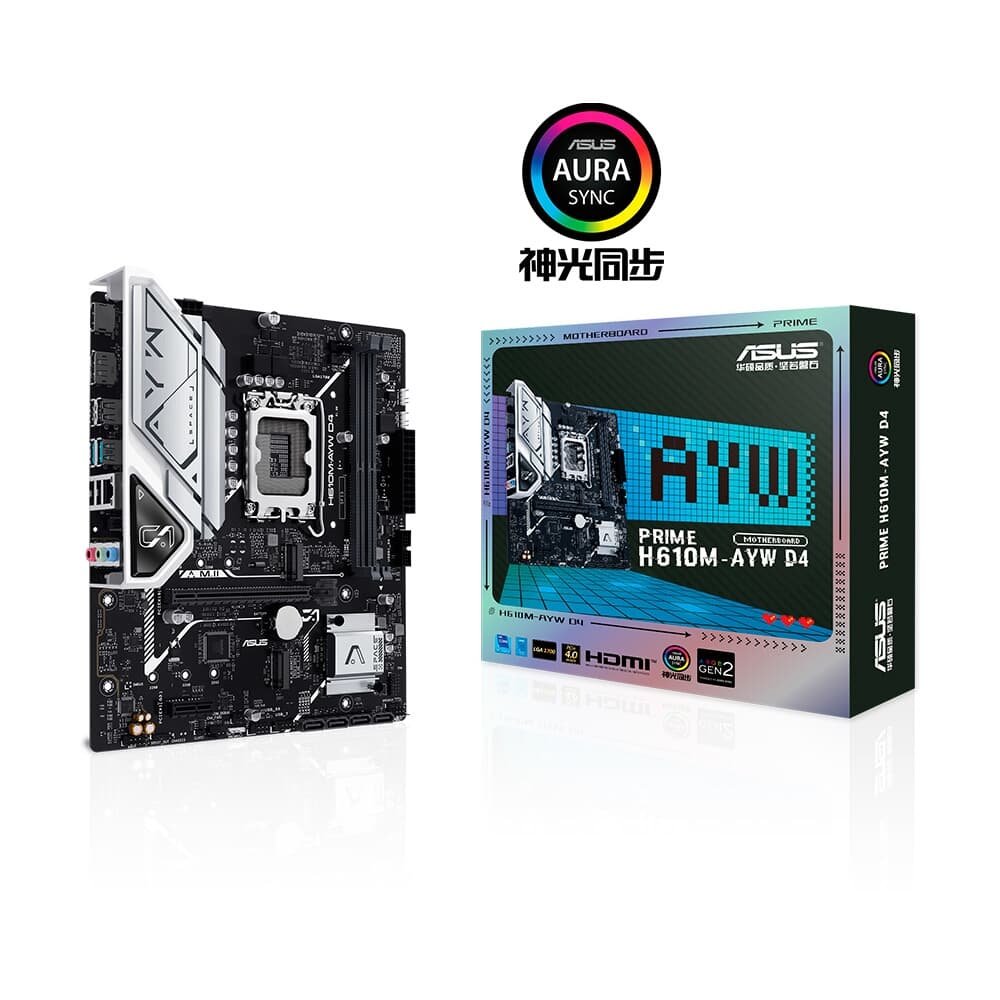, Intel LGA 1700, H610, DDR4, M-ATX - 90MB1GF0-M0EAY0 - view 6
