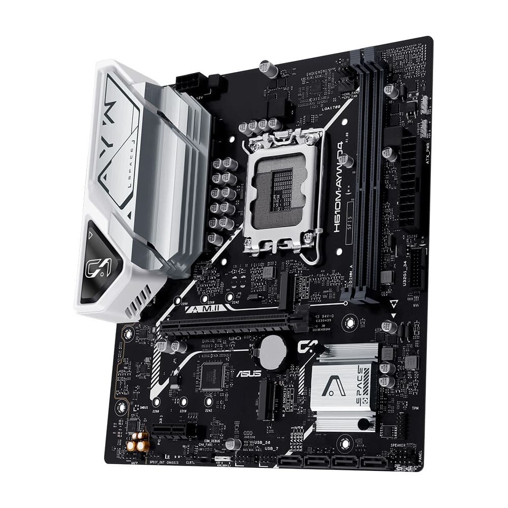 Placa Mãe ASUS H610M-AYW D4, Intel LGA 1700, H610, DDR4, M-ATX - 90MB1GF0-M0EAY0 4