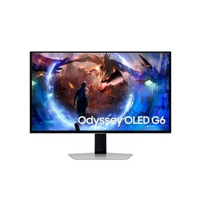 "Monitor Gamer Samsung Odyssey OLED G6 27"", QHD, 360Hz, 0.03ms, FreeSync Premium Pro, Altura Ajustável - LS27DG600SLXZD"
